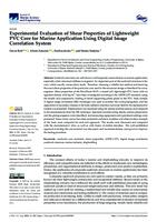 Experimental Evaluation of Shear Properties of Lightweight PVC Core for Marine Application Using Digital Image Correlation System