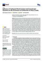 Influence of Carbonate-Flysch Contact and Groundwater Dynamics on the Occurrence of Geohazards in Istria, Croatia