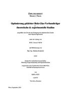 prikaz prve stranice dokumenta Optimierung geklebter Holz-Glas-Verbundträger