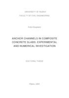 prikaz prve stranice dokumenta Anchor Channels in Composite Concrete Slabs: Experimental and Numerical Investigation