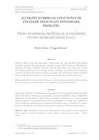 prikaz prve stranice dokumenta Accurate Numerical Solutions for Standard Skew Plate Benchmark Problems